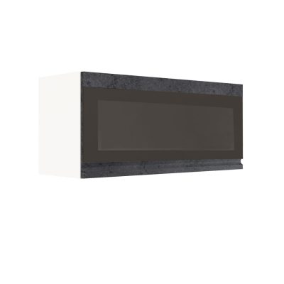 Шкаф горизонтальный со стеклом ШВГС-800 «Бруклин» (иц)