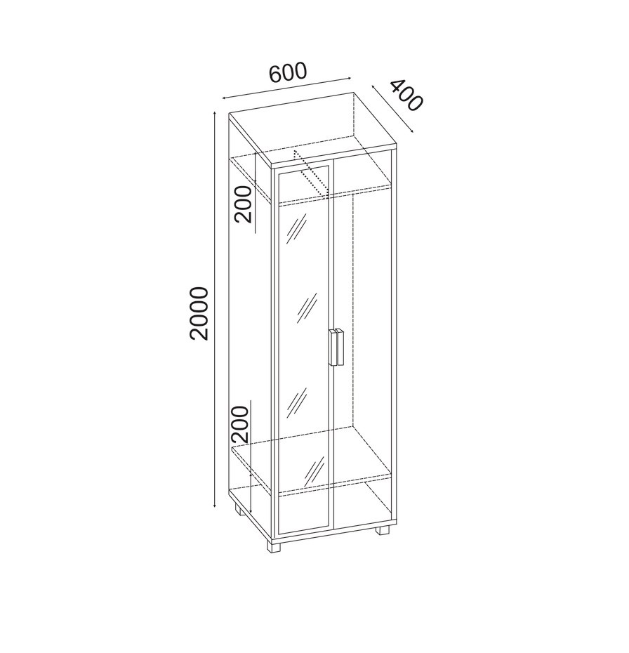 Шкаф 600