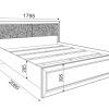 «Саванна» М05 Кровать с настилом 1,6 м. (рн)