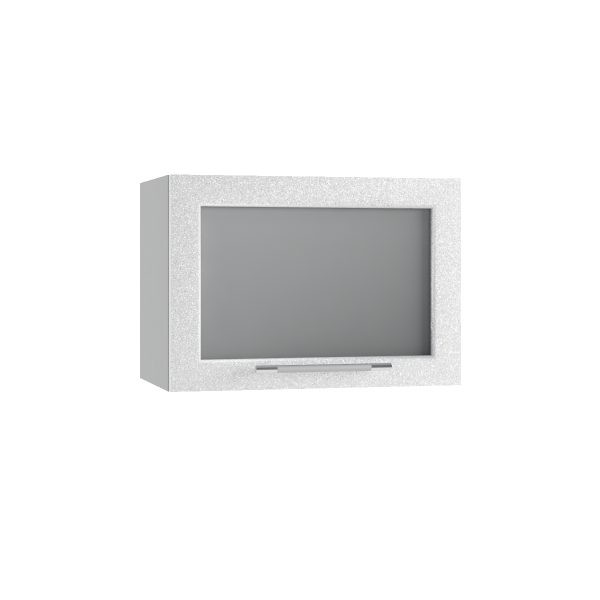 "Олива" Шкаф горизонтальный высокий со стеклом ВПГС-500 (л)