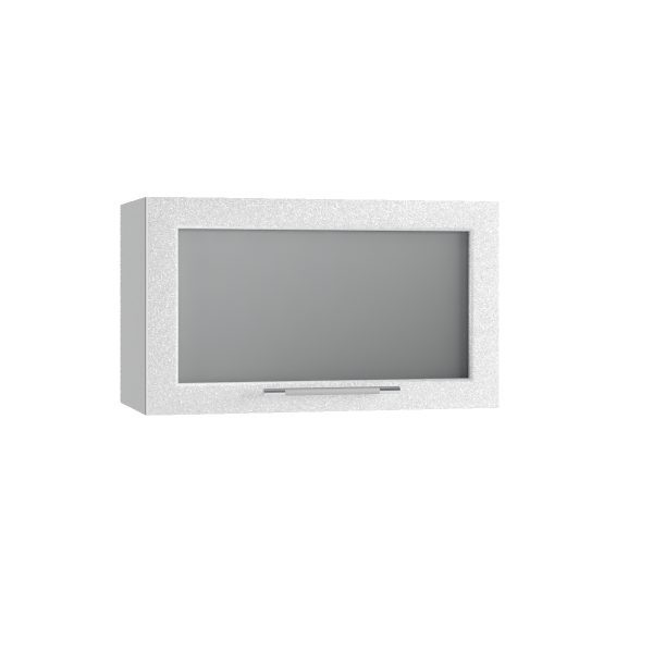 "Олива" Шкаф горизонтальный высокий со стеклом ВПГС-600 (л)