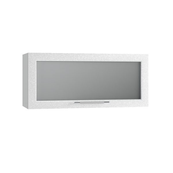 "Олива" Шкаф горизонтальный высокий со стеклом ВПГС-800 (л)